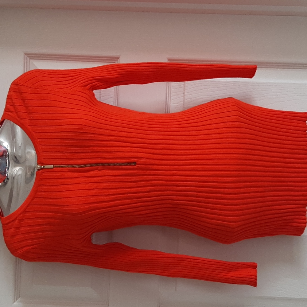 International Concepts I-N-C orange sweater top Size Medium